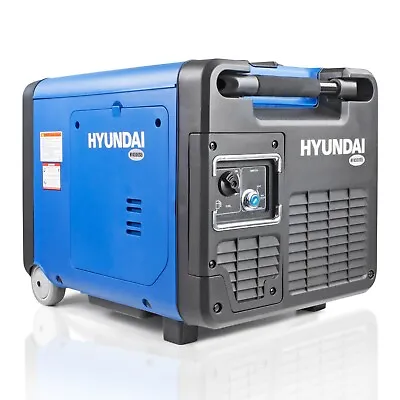 Hyundai Grade B HY4500SEI 230V Petrol 4000W 4.0kW 5kVA Silenced Generator • £679.99