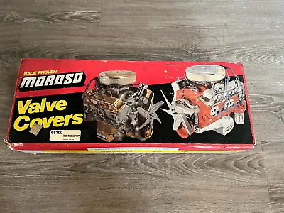 Vintage Moroso Chevy Tall SBC Valve Covers NOS 283 327 302 350 Gasser Rat Rod • $250