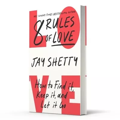 8 Rules Of Love By Jay Shetty - Non Fiction - Hardback • £10.99