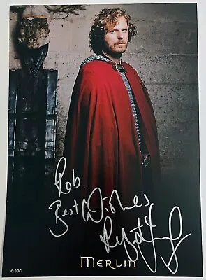 RUPERT YOUNG Authentic Signed Photo : MERLIN Sir Leon Autograph • £14