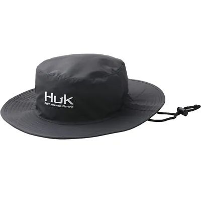 HUK Men's Boonie Wide Brim Fishing Hat UPF 30+ Sun Protection Volcanic Ash ~NWT~ • $28.95