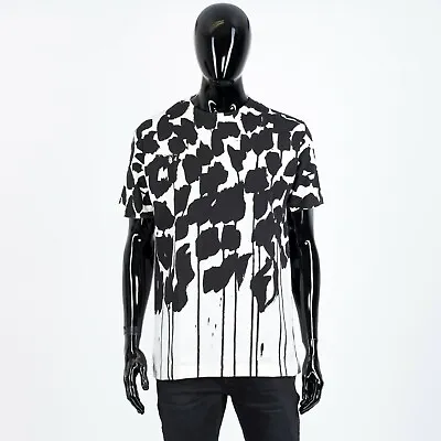 DIOR X RAYMOND PETTIBON 1100$ White T-Shirt - Leopard Pattern - Ltd Edition • $413