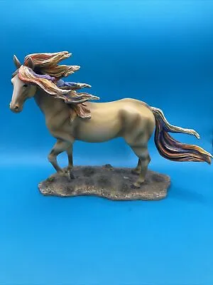 Westland Giftware Rainbow Mane Horse Marcia Baldwin Wind II Figurine Rare #21010 • $30