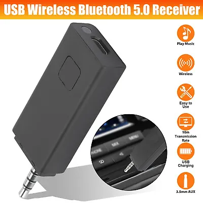 USB Wireless Bluetooth 5.0 Transmitter Receiver For Car Music Audio Aux Adapter • $5.98