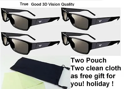 4 Pair VIZIO THEATER 3D Glass For VIZIO M601d-a3 M701d-a3 M801d-a3 M601D-A3 • $23.99