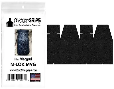 Tractiongrips Rubber Grip Tape Overlay For Magpul M-LOK MVG Vertical Grip • $9.95