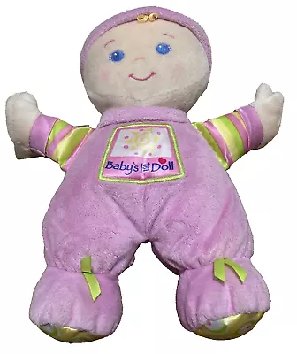 Fisher Price Babys First Doll Pink Soft Plush Stuffed Toys Children Kids 25cm • $12.72