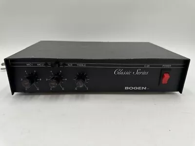 Bogen Classic Series C20 Public Address PA Amplifier Amp Mixer 2 Channel Aux • $45
