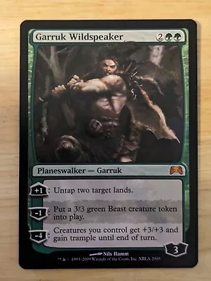 Magic The Gathering MTG Garruk Wildspeaker Media Promos (MEDIA) Foil Near Mint • $9.99