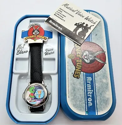 BUGS BUNNY Armitron  Marvin The Martian  RARE Musical KIDS CHARACTER WATCH306 • $119.99