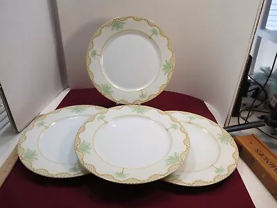 Set Of 4 Mikasa Maxima L3232 Island Fair 10 5/8  Diameter Dinner Plates Mint • $49.75