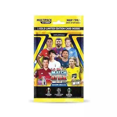 Topps Match Attax 2021/22 Champions League Multipack (Topps India Exclusive) • $7.99