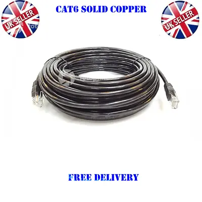 £3.95 • Buy External Outdoor CAT6 UTP PE Network RJ45 Cable Gigabit Ethernet CCTV POE LOT