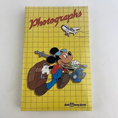 Vintage Walt Disney World Mickey Album + Photos Of Trip Magic Kingdom Epcot 1987 • $29.90