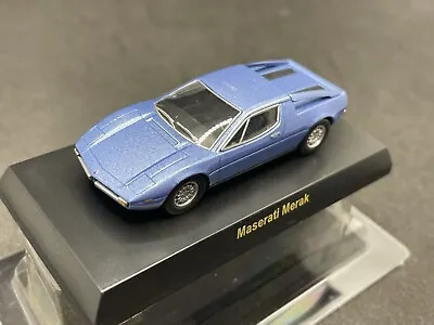 Kyosho 1/64 Maserati Collection Merak Blue Diecast Model Car 27D2 • $27.20