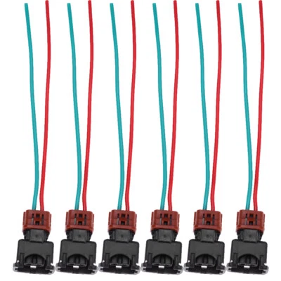 $11.72 • Buy 6x Fuel Injector Connector Pigtail Harness Fits NISSAN 300ZX Z32 90-94TT 90-93NA