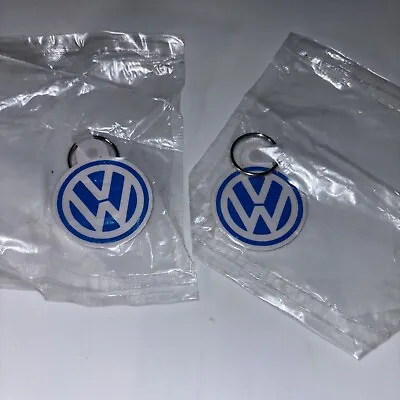 Vintage VW Volkswagen Keychain Lot W/ VW Logo-Memorabilia-Collectible Lot Of 2 • $16.50