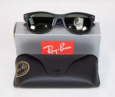 RAY-BAN Wayfarer Original Matte Black G-15 Green • $109.30