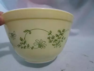 Vintage Shenandoah Nesting Mixing Bowls 401 Yellow Green Vine Flowers* • $9.97
