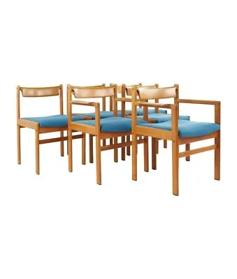 HW Klein For Bramin Mobler Mid Century Danish Teak Dining Chairs - Set Of 6 • $3347