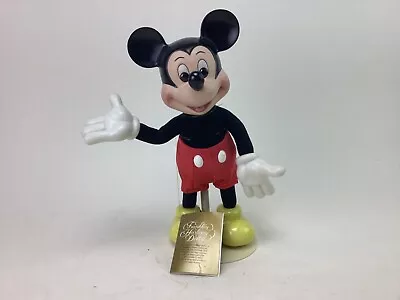 Franklin Mint Heirloom Dolls Premier Edition Mickey Mouse 12  With Stand & Tag • $49.95