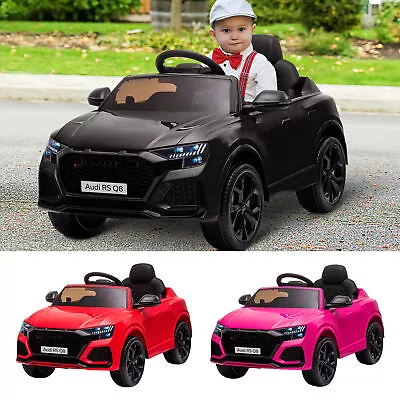 Audi RS Q8 6V Kids Electric Ride On Car Toy W/ Remote USB MP3 Bluetooth • £124.99