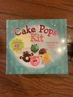 Cake Pops Kit Supplies For 48 Pops Recipe Book Stand Sticks Bags Ties New • $19.99