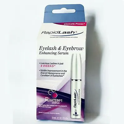 £9.75 • Buy RapidLash 3ml Eyelash & Eyebrow Enhancer Growth Serum Conditioner Revitalash
