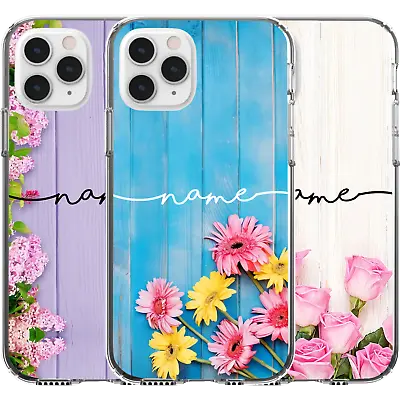 Silicone Cover Case Marble Personalised Name Text Birth Date Word Custom Printed • $16.95