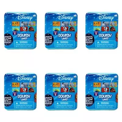 Disney Squish 'Ums Series 2 Squishy Characters - Lot Of 6 Sealed Blind Cubes • $16.47