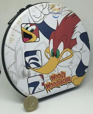 WOODY WOODPECKER Storage Case CD Wallet Holder DVD Disc Protector Holds 24 Discs • £12.99