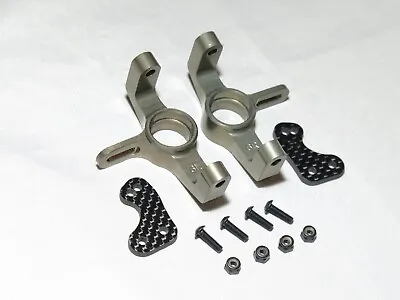 Hbs204850 Hb Racing D8 World Spec Buggy 6* Aluminum Steering Knuckle Blocks • $41.99