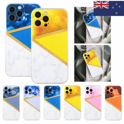 $10.15 • Buy Case Marble Shockproof TPU Hybrid Cover For IPhone 13 Pro Max 12 11 XS SE3 8 7
