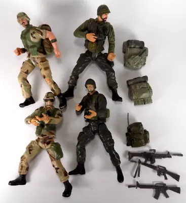 Army Soldiers 6  Action Figure Lot 1998 GTI Grand Toys International Toy • $4