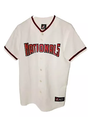 $44.95 • Buy Washington Nationals Ryan Zimmerman Majestic Stiched MLB Jersey Women's Size XL
