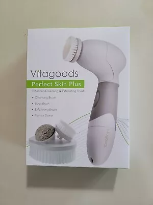 Vitagoods Perfect Skin Plus Cleansing & Exfoliating Brush For Face & Body • $25.95