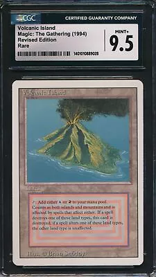 Revised Volcanic Island CGC 9.5 Graded Magic MTG (9028) • $854