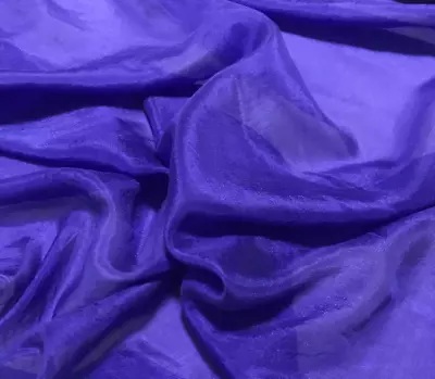 Hand Dyed Violet Purple China Silk HABOTAI Fabric • $11.99