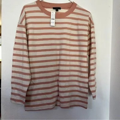 J. Crew Essential Wide-Sleeve Crewneck Long Sleeve Striped T-shirt AY934 SZ XXS • $19.99