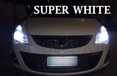 Fits Vauxhall Corsa C D SUPER XENON 6000K WHITE LAMP HEAD LIGHT BULBS ERROR FREE • $15.38