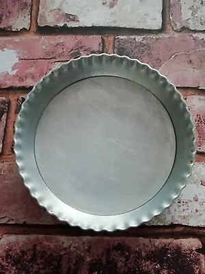 £5.99 • Buy Quiche Flan Tart Tin Removable Base Metal Aluminum Round 13 Cm Pies Kitchenalia