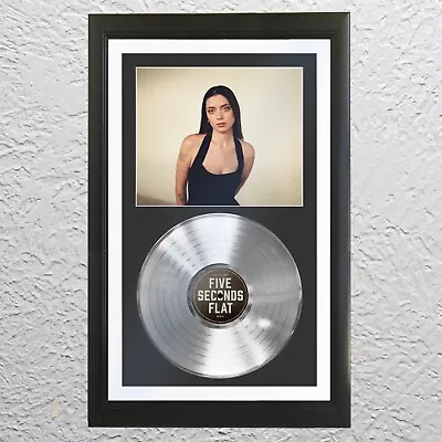 Lizzy McAlpine Platinum Vinyl Record LP Album Un Signed Framed Music Display • $259.95