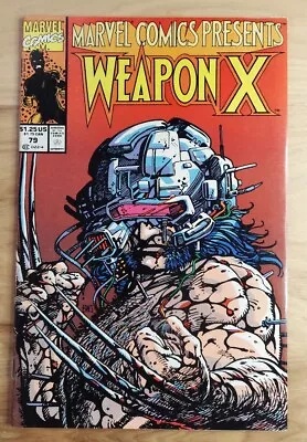 Marvel Comics Presents #79 (Marvel 1991) Debut Of Weapon X Design In Full • $19.97