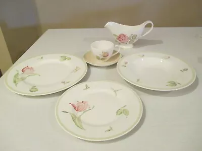 Villery & Boch Florea China CHOOSE Type & Quantity Plate Rimmed Bowl Cup Saucer • $4.99