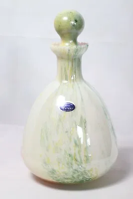 Vintage Lavorazione Italy Murano Art Glass Decanter W/Stopper 10''H • $50