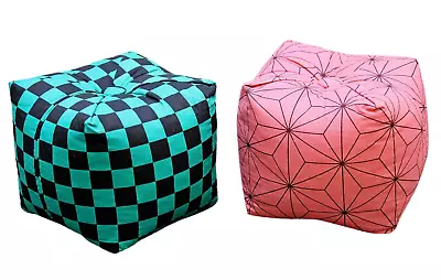 Dice Shape Pillow Green Pink Traditional Japanese Colors Japan • $76.73