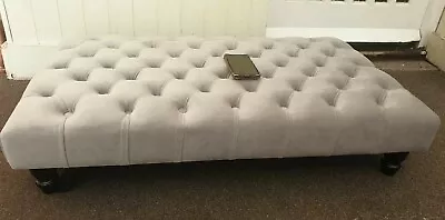 £88 • Buy  Footstool ,Coffee Table , Footrest , Bench  Large In Chesterfield Design P Vlvt