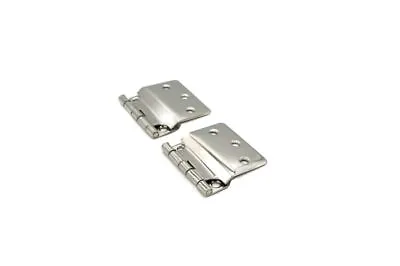 Hoosier Fold Back Hinges Sellers Boone 3/8  Offset Boat Cabinet Hinges 2 Hinges • $16.95