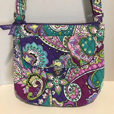 VERA BRADLEY SADDLE HIPSTER Heather Crossbody Shoulder Bag Retired MSRP $60 • $39.99