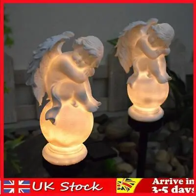 Crafts Yard Landscape Lamp Waterproof LED Solar Fairy Light Resin Memorial Gifts • £15.30